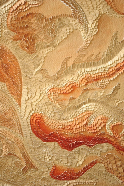 Portfolio papiers sculpté or bas reliefs papier incisé vanessa campos