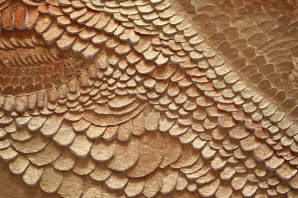 Portfolio vanessa campos papiers sculptés cuivre or